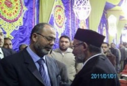 أ.د/ محمد بديع المرشد العام يتقدم عزاء أ/ جلال الشرقاوى (ملف مصور: الجنازة والعزاء )
