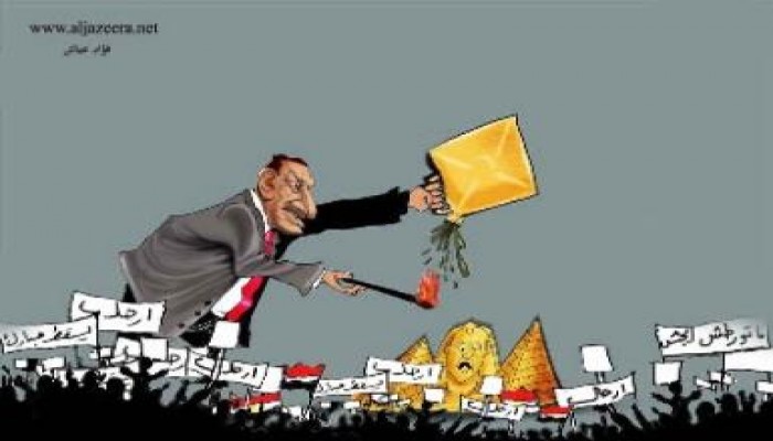 مبارك مصر على البقاء يسانده سليمان فيما يطالب الجيش بالإستجابة لمطالب المتظاهرين