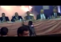 المرشد العام ينشد بصوته فى إجتماعه بشباب الثورة (متلفز)