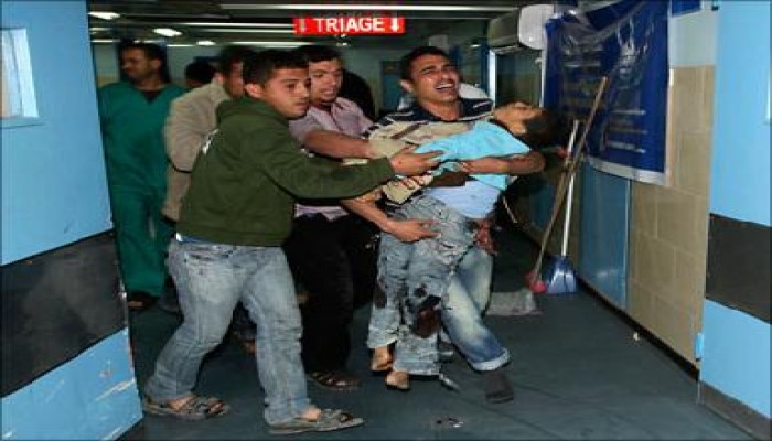 مجزرة فى غزه