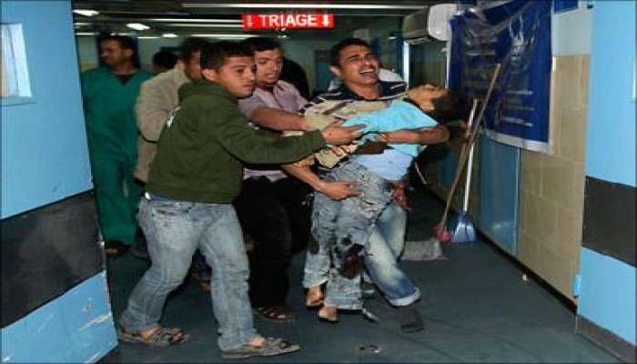 مجزرة فى غزه