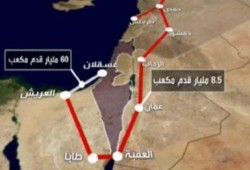 عطل في أجهزة التفجير يفشل محاولة ملثمين لتفجير خط أنابيب الغاز المغذي للكيان الصهيوني
