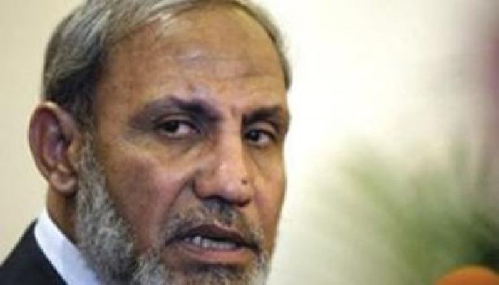 الزهار: حماس لم تعبث بأمن مصر والثورة في صالح القضية الفلسطينية