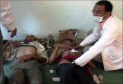 ديكتاتور اليمن (المرعوب) يقتل 12 متظاهراً ويصيب 1000 أخرين فى مجزرة جديدة