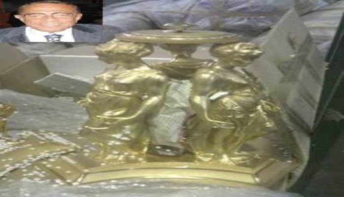 ضبط 3 أطنان تحف وتماثيل  لحسين سالم أثناء تهريبها للسعودية