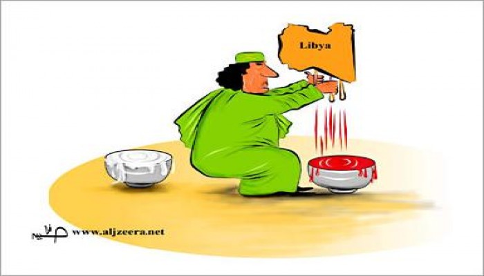 الاطلسي يغرق ثماني سفن للقذافي