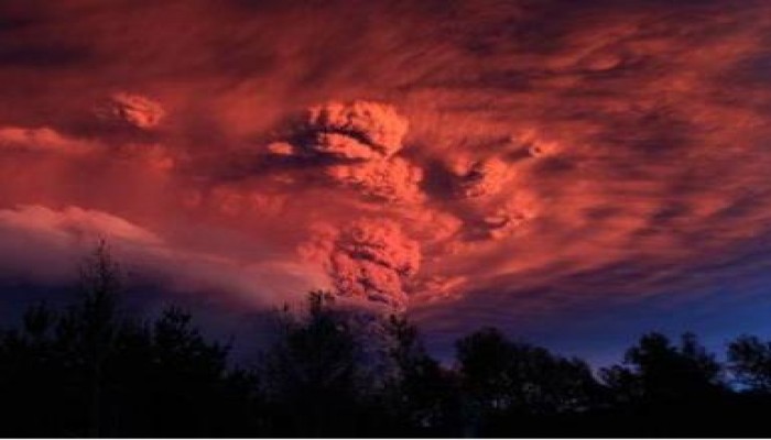 غبار بركان إريتريا يغطي سماء مصر اليوم