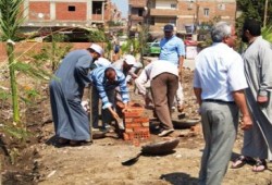 فلول النظام  فى استقبال محافظ الغربية قبل أن يشاهد التعديات ويفتتح حديقة بالجهود الذاتية