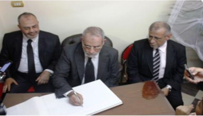 المرشد العام يفتتح دار الإخوان بالمحلة بحضور الرعيل الأول عبد القوي والشرقاوي (مصور)