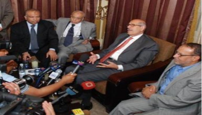 أثناء زيارته الحرية والعدالة : البرادعي يشيد بالتحالف الديمقراطي ويدعو للتوحد من أجل مصر