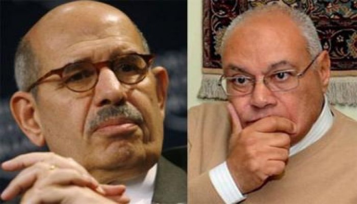 البرادعي الأول والعوا ثانياً فى استفتاء المجلس العسكري فى غيبة الإخوان