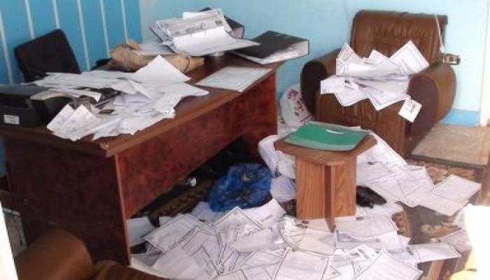 اقتحام مقر الحرية والعدالة بالإسكندرية وصبحي صالح يتهم الفلول