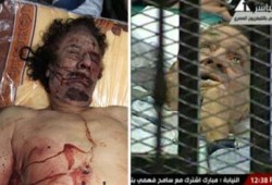 "مبارك" بكى بشكل هيستيري بعد أن شاهد القذافي مقتولاً خوفاً من أن يلقى نفس المصير