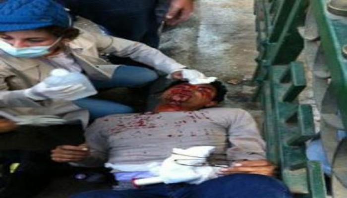 انضمام مجموعات مسلحة الى قوات الامن المركزى لضرب المتظاهرين