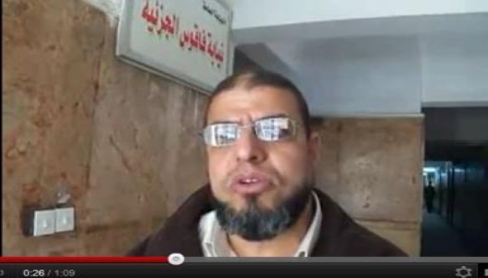 تعدى انصار احد فلول الحزب الوطنى المنحل على أعضاء من الحرية والعدالة ( متلفز )