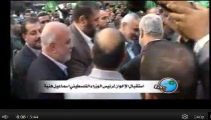 استقبال الإخوان للسيد إسماعيل هنيه (متلفز)