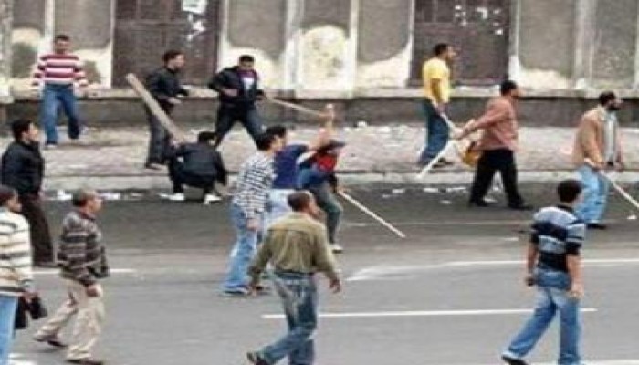 بلطجية محمود نبيه (فلول) يحرقون مقرالحرية والعدالة ومحلات تجارية لأنصار أبو عوف بالدقهلية