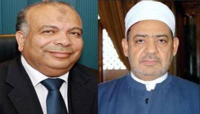 شيخ الأزهر يهنئ الكتاتني برئاسة مجلس الشعب