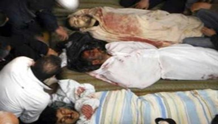 52 شهيد سوريا ..ومنع قافلة للصليب الاحمر من دخول حى بابا عمرو