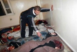 العثور على عشرات الجثث المحترقه والمشوهة بآلات حاده فى حمص ( المنكوبة )