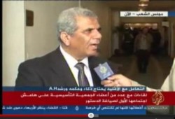 صبحي صالح:"العسكري" لا يملك ان يعيد تشكيل التأسيسية  (متلفز)