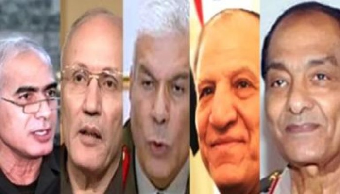 مصادر قانونية: المشير ورئيس الأركان وأعضاء المجلس العسكري لا يحق لهم الترشح للرئاسة