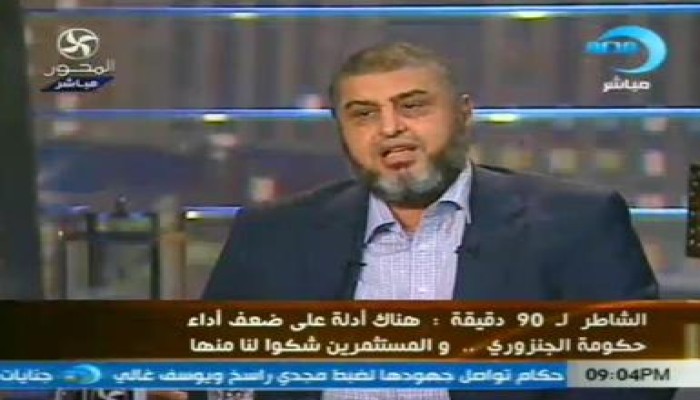 أول لقاء تليفزيوني مع المهندس خيرت الشاطر على قناة المحور (بث مباشر)