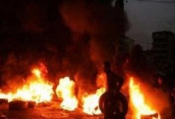 اهالي السلوم يحرقون مبنى المخابرات الحربية بعد مقتل شخصين على يد الجيش