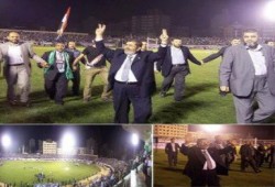 استقبال اسطوري لمرسي والشاطر فى المنصورة وعشرات الآلاف يحتشدون لتحيتهم (مصور)