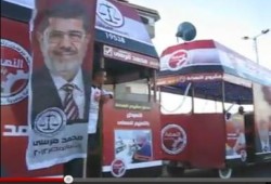 انطلاق قطار النهضة من دمياط : د.مرسي رئيسا لمصر ( متلفز)