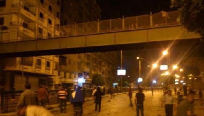 اشتباكات محيط وزارة الدفاع (مصور)