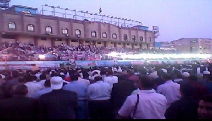 المؤتمر الجماهيري الحاشد للدكتور محمد مرسي فى المحلة (بث مباشر)