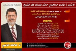 مؤتمر جماهيري حاشد لـ / دكتور مرسي فى كفر الشيخ