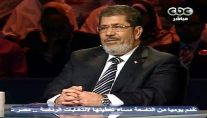 لقاء د/ محمد مرسى مع برنامج مصر تنتخب (متلفز) الحوار كامل