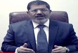 كلمة د/ محمد مرسي للمصريين بالخارج قبل التصويت (متلفز)