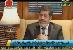 حوار د/ محمد مرسي مع قناة الحافظ (متلفز)