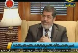 حوار د/ محمد مرسي مع قناة الحافظ (متلفز)