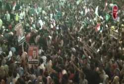 حشود هائلة في مؤتمر دعم د/ مرسي ببنها (متلفز)