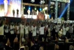 استقبال التراس نهضاوى لـ (مرسي) بمؤتمر عابدين
