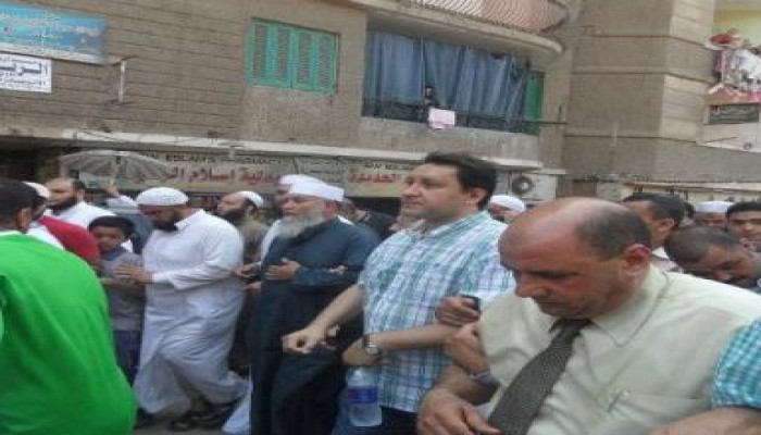 مسيرة حاشدة لمؤيدي مرسي بالوراق بحضور هادي خشبة والشيخ سلامة
