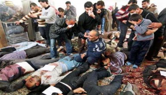 150 قتيلا حصيلة شهداء السوريين أمس الاربعاء