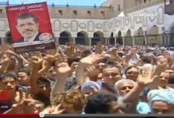 إحتفاء كبير بالرئيس المنتخب عقب صلاة الجمعه (متلفز)
