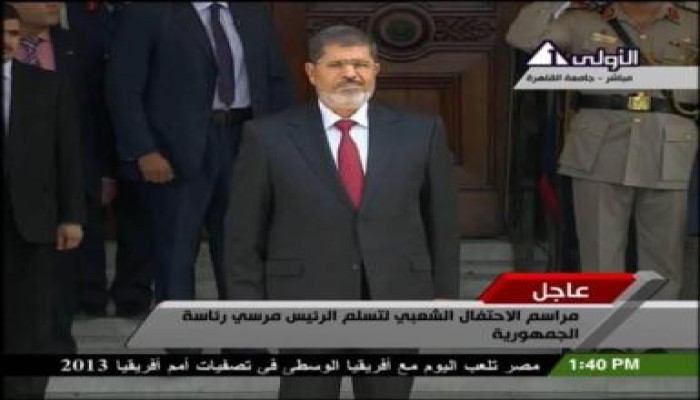 نائب رئيس مجلس الدولة: مرسي يتصرف كرجل دولة من الطراز الرفيع