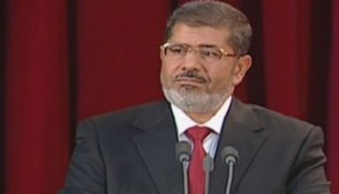 مرسي: سنقف خلف الشعبين الفلسطيني والسوري إلى أن يستعيدا حقوقهما كاملة
