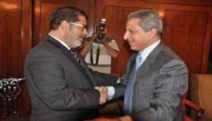 اجتماع بين مرسي وسفير السعودية بالاتحاديه