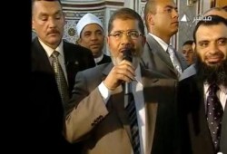 كلمة د/مرسي عقب صلاة الجمعة اول أيام شهر رمضان  (متلفز)