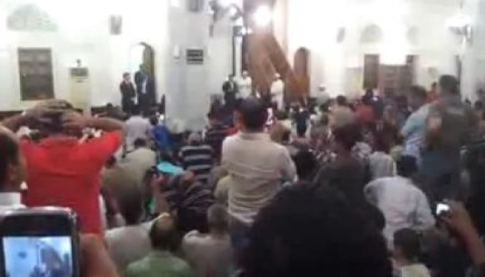 كلمة الرئيس محمد مرسى فى صلاة تراويح أول أيام شهر رمضان (متلفز)