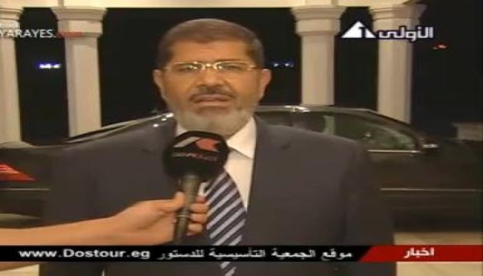 بيان الرئيس مرسي حول أحداث رفح (متلفز)