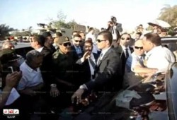 الرئيس في سيناء يتوعد العناصر الاجرامية بالقضاء عليها تماما (متلفز)