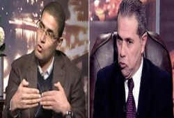 اتباع (العميل) عكاشة و(المشبوه) أبو حامد يعتدون على رموز وطنية أثناء جنازة شهداء رفح